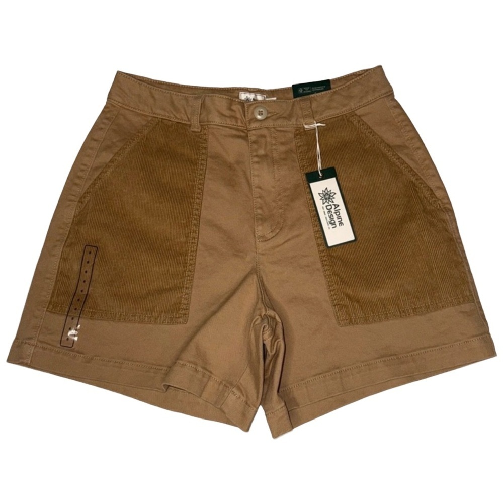 Alpine Design Tan Women's Cargo Shorts NWT Size 6‎